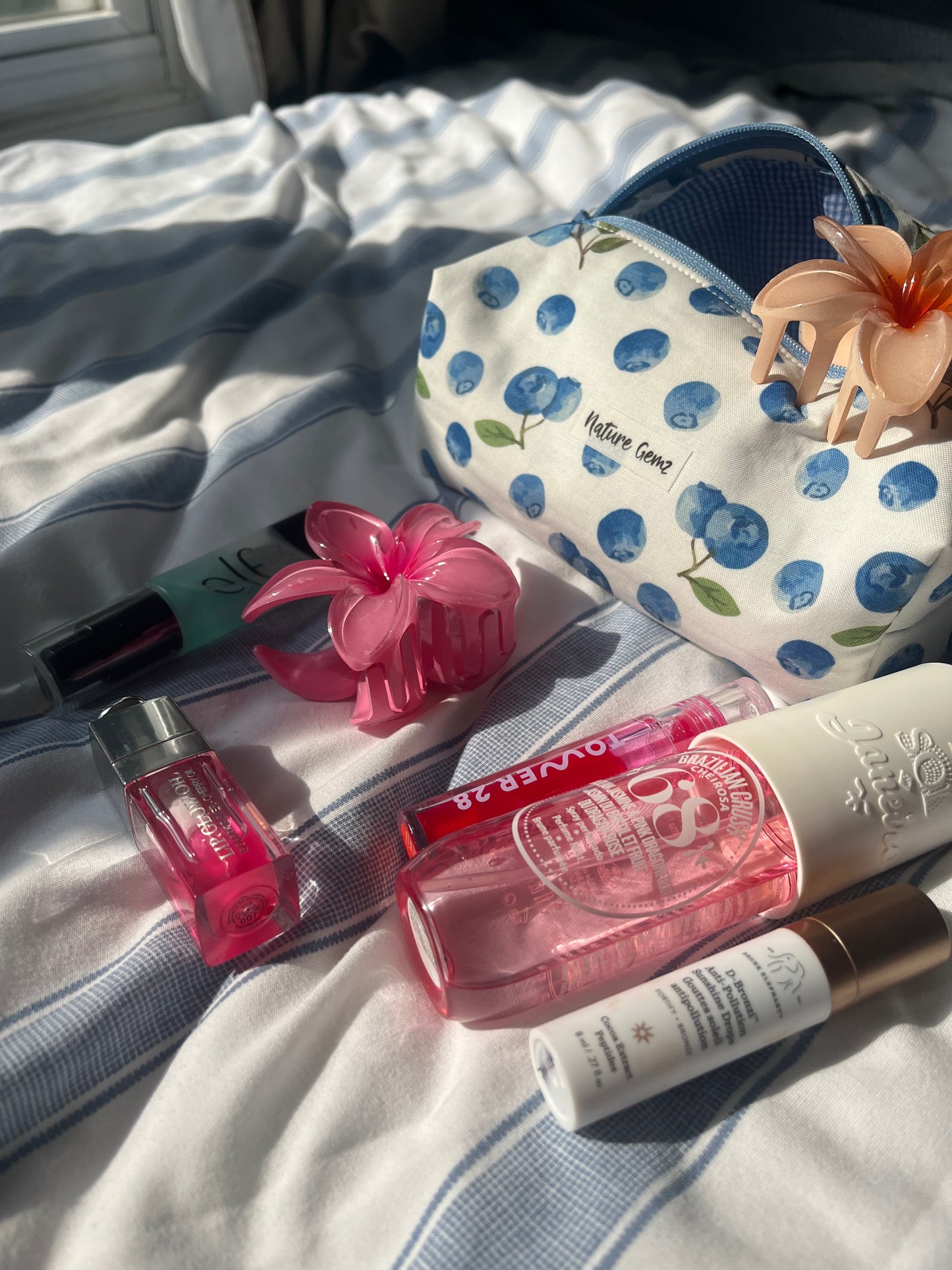 Blueberry Makeup Pouch