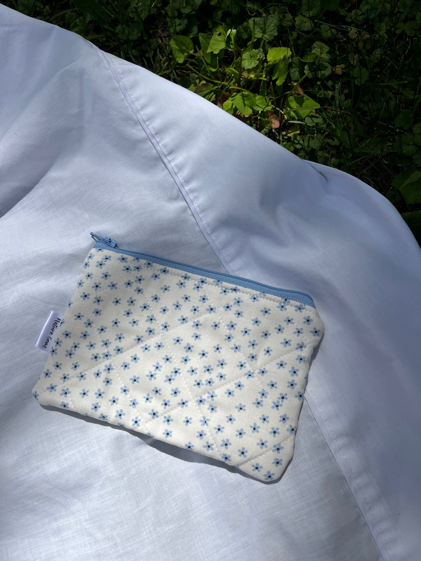 Forget Me Not Flat Pouch
