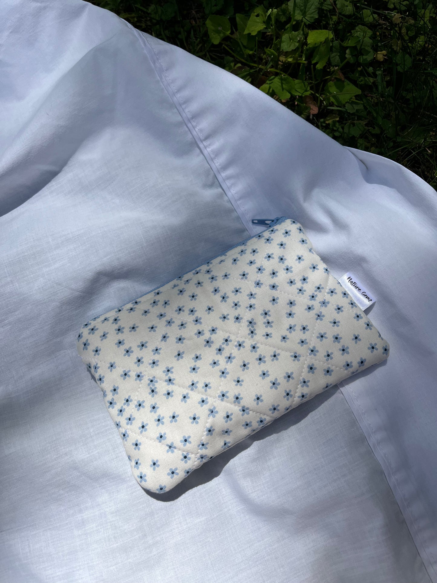 Forget Me Not Flat Pouch