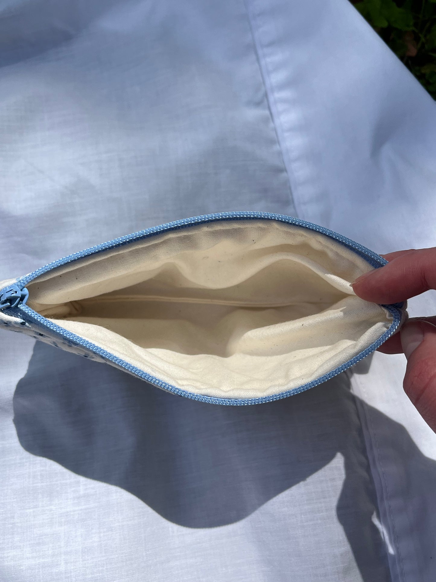 Forget Me Not Flat Pouch